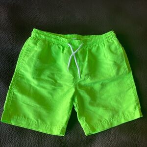 Stella Cove Neon Green Swim Shorts, Size 6